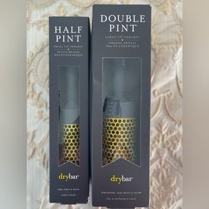 Drybar Double Pint 2.75 “ Large & Half Pint 1.75”  Round‎ Ceramic Brush Set NEW